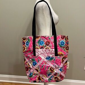 Tropical Tote Bag Border Partners PVC Wipe Clean